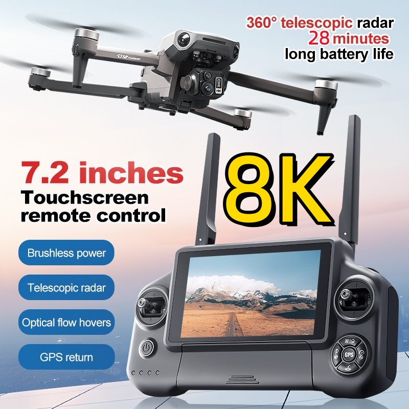 8K 3 Axis Gimbal Brushless 7.2 - Drone Gimbal Brushless recension och pris